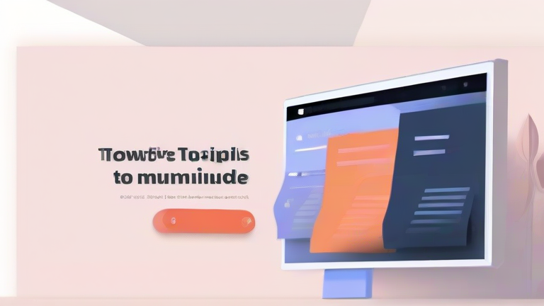 Ultimate Tutorial: How to Master [Topic] in 10 Minutes