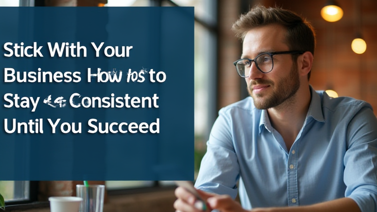 Stick With Your Business: How to Stay Consistent Until You Succeed